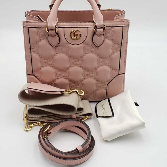 100% Authentic Gucci GG Matelasse Satchel Bag Brand New LUX1000-102025 - Picture 5 of 14